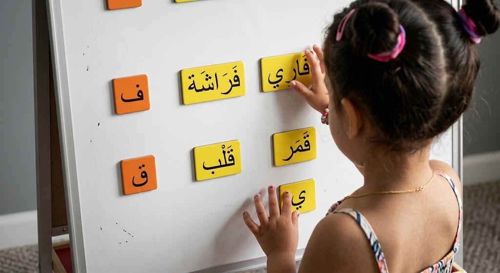 Building words from letter tiles on the board